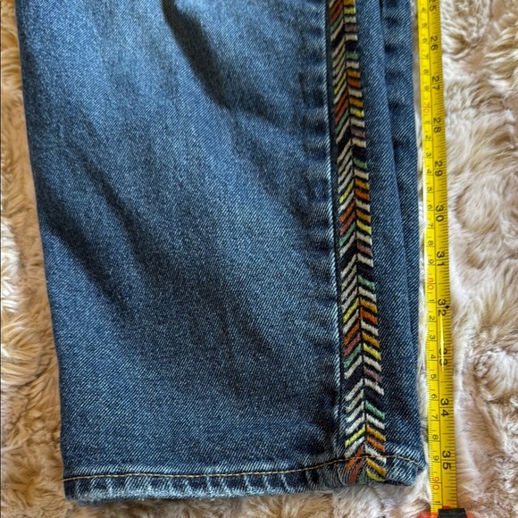 Knox Rose Blue Jeans with Colorful Side Stripes size 8 - Picture 8 of 10